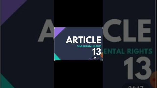 Article 13 || part 2|| Fundamental rights смотреть онлайн