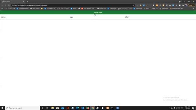 #1 javascript tasks - show table data смотреть онлайн