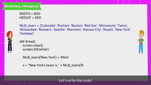 3. How to Change Value in Dictionary | Chapter 8.1: Dictionary in Pygame Zero смотреть онлайн