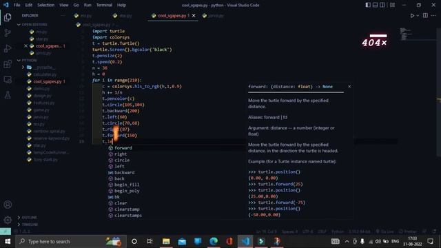 Cool Shape Project using Python......!!!!!! смотреть онлайн