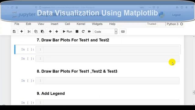 3. Data Visualization Using Matplotlib | Part 3 | Bar Plot смотреть онлайн