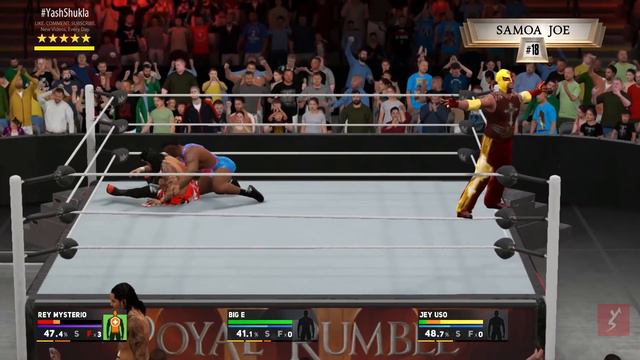 WWE 2K17 30 MAN ROYAL RUMBLE And REY MYSTERIO Is BACK with OMG Moves смотреть онлайн