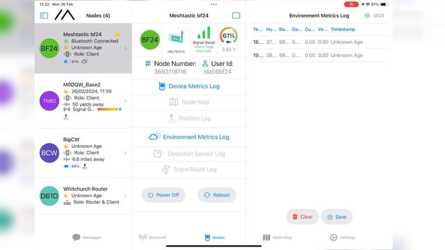 Meshtatic Adding Telemetry Environment Sensors