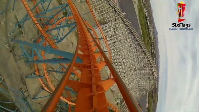 [POV] Goliath Roller Coaster | Six Flags Magic Mountain смотреть онлайн
