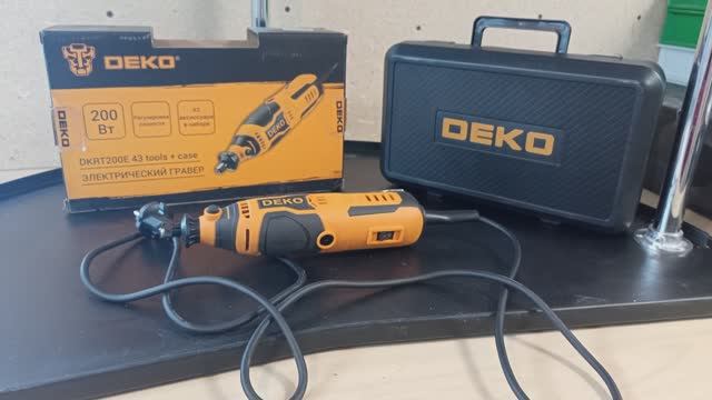 Обзор гравера(бормашинка) DEKO DKRT200E 200Вт