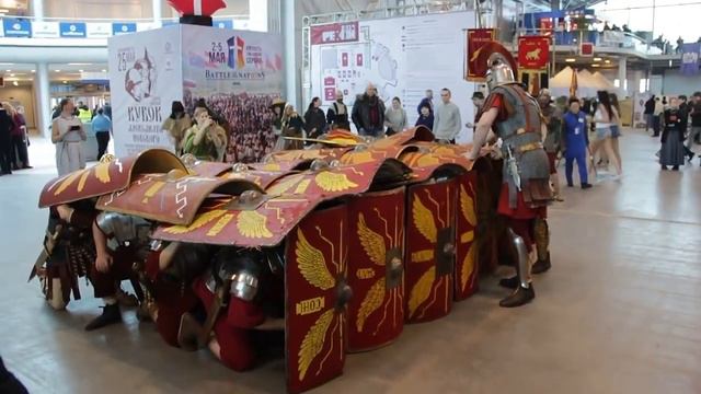 Римское боевое построение «Черепаха» (Testudo) смотреть онлайн