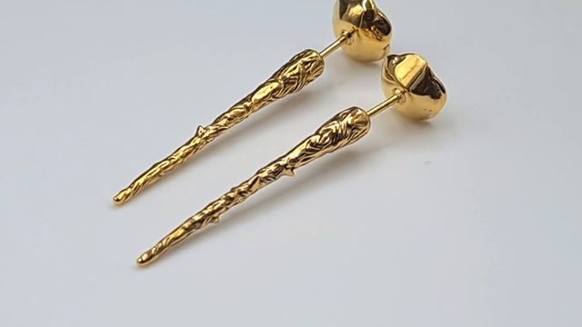 Серьги-Пусеты (серьги- гвоздики)"Готическая роза" В двух цветах. Можно дополнить как Моносерьги смотреть онлайн