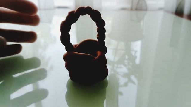 DIY корзинка с ягодами из лёгкого пластилина своими руками ?? смотреть онлайн