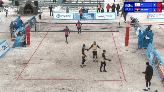 My beach vs Чумовые парни. Горячий снег 2023. Волейбол на снегу смотреть онлайн
