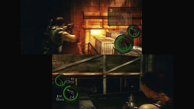 Resident Evil 5 - part 6 Split screen Co-op - 1080p 60fps - No commentary смотреть онлайн