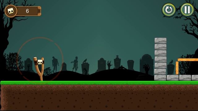 Zombie Town Andgry bird style mobile game смотреть онлайн