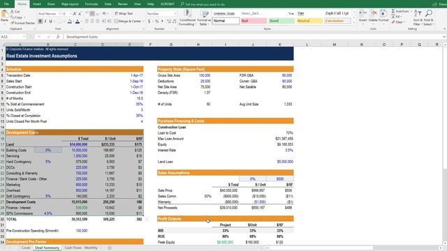 DCF Real Estate Model | Discounted Cash Flow Model смотреть онлайн