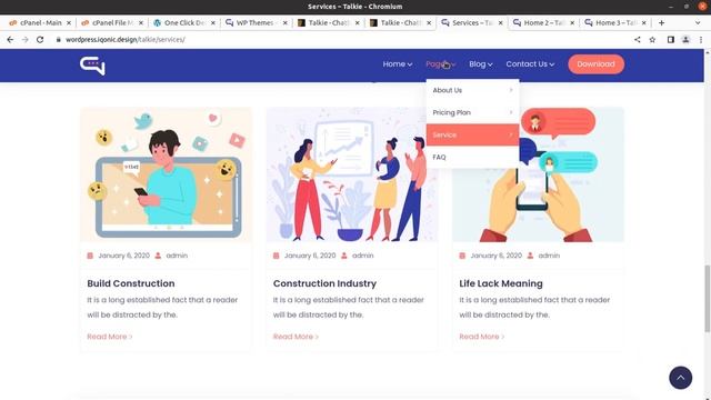 Chatbot Service Website | Chatbot and Tech Startup Theme | Talkie WordPress Theme смотреть онлайн