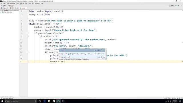 Python Practice: High Low Casino Game with Loops смотреть онлайн