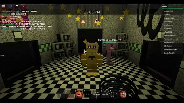 Golden Freddy plays: ROBLOX FNAF 2 ROLEPLAY смотреть онлайн