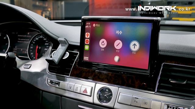 Apple Carplay,Mirroring 2012 Audi A8 D4 3G MMI by 인디웍 indiwork смотреть онлайн