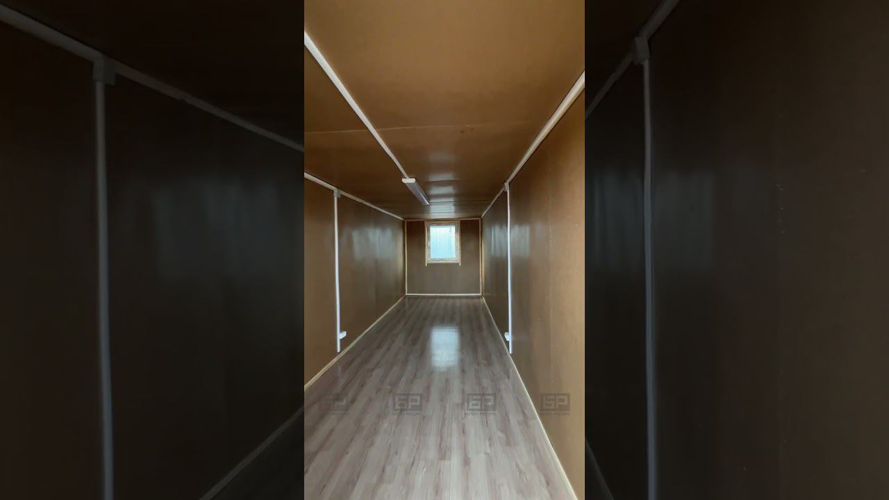 Бытовка БК-1 с металлической дверью и электрикой смотреть онлайн