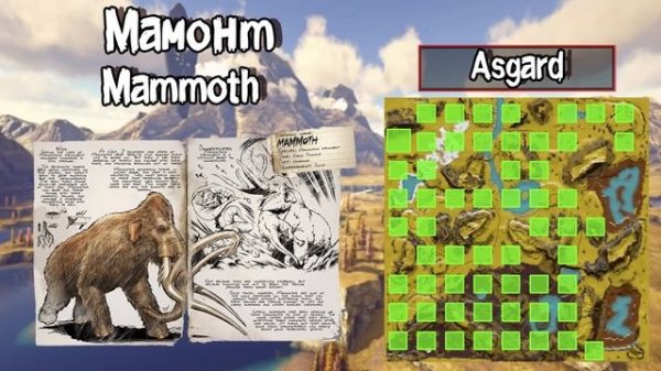 ARK: Fjordur СПАВН ДИНО | ARK SPAWN DINO | АРК Фьордур Карта Динозавров