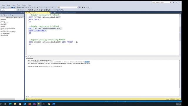 SQL Server DBCC CHECKDB Database Tool смотреть онлайн