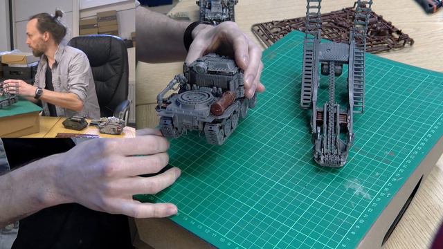 Astra Militarum Tank Transporter kit bash Warhammer 40k Conversion - WIP, Games Workshop Parts смотреть онлайн