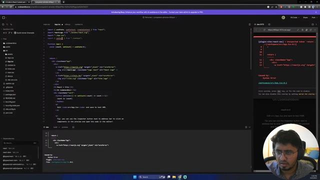 Learning React useContext() hook смотреть онлайн