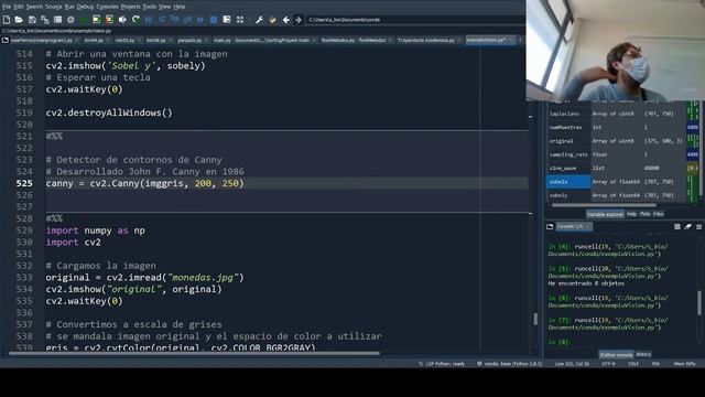 Sistemas de visión artificial: Algoritmo de Canny смотреть онлайн
