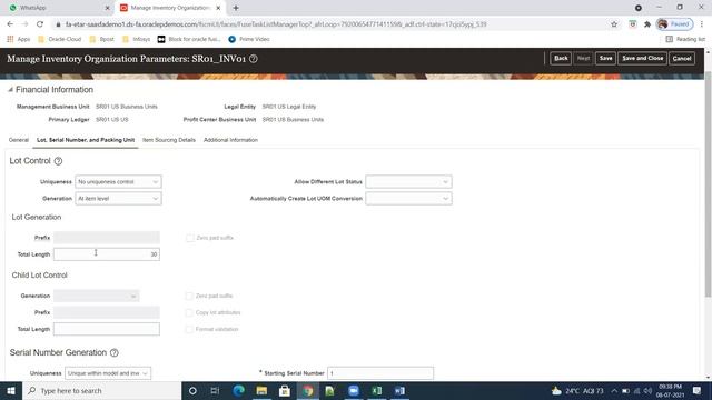 Creation of locator and append locator with inventory, subinventory - Oracle cloud смотреть онлайн