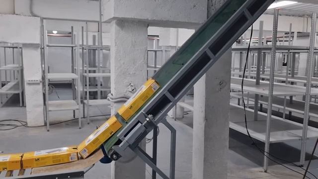 Конвейер ленточный наклонный смотреть онлайн