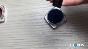 Лайфхак/как нанести втирку без лишних слоёв топа. Хром. Зеркальная втирка