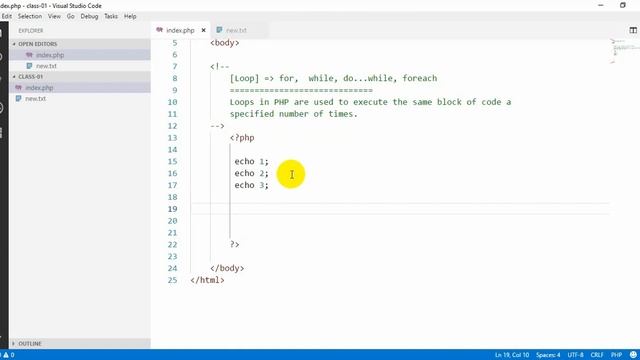 Raw PHP Course for Beginners In Bangla ( PHP FOR Loop part-18) смотреть онлайн
