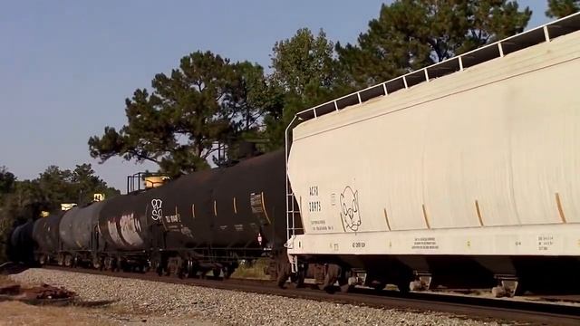 NS 355 South through Pearl River, LA with All UP Power смотреть онлайн