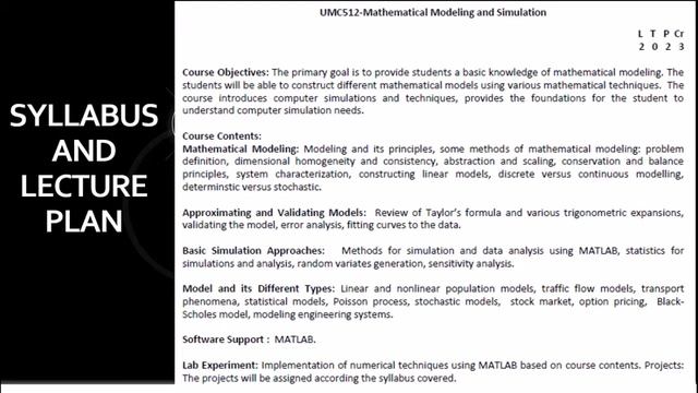 Lecture 0: Introduction about the course Mathematical Modeling and Simulation смотреть онлайн