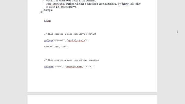 PHP | Constants смотреть онлайн