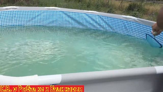 Сачок для чистки бассейна очень нужная вещь. Полезная вещь для каркасного бассейна это сачок. смотреть онлайн