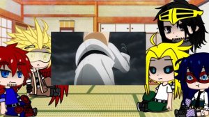 💮реакция про героев на деку и бакуго против наин