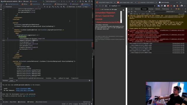 Personal Website with React - Implementing WebP to PNG Fallback Strategy for Home Page смотреть онлайн