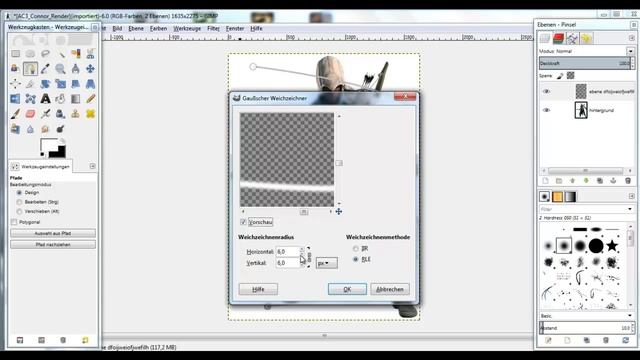Gimp Leuchtstreifen erstellen смотреть онлайн