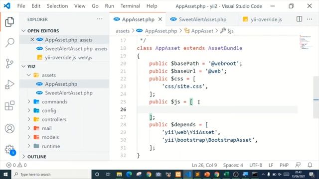 13 - Extensions Sweet Alert - Yii2 Framework смотреть онлайн