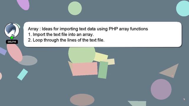 Array : Ideas for importing text data using PHP array functions смотреть онлайн