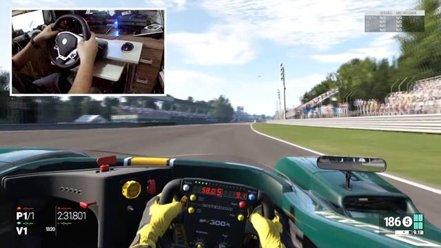 Testando o Thrustmaster F430 com setup improvisado смотреть онлайн