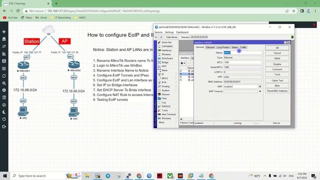 How to configure EoIP and IPsec on Mikrotik RouterOS Khmer смотреть онлайн