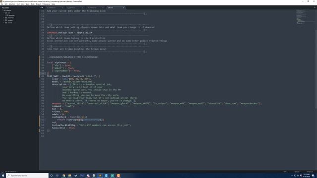 Garry's Mod DarkRP - How to Make Custom VIP/Admin Jobs смотреть онлайн