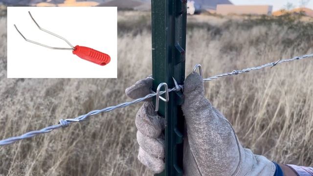 How to install wire clips on T posts / Is it worth it to get the Clip Bender? смотреть онлайн