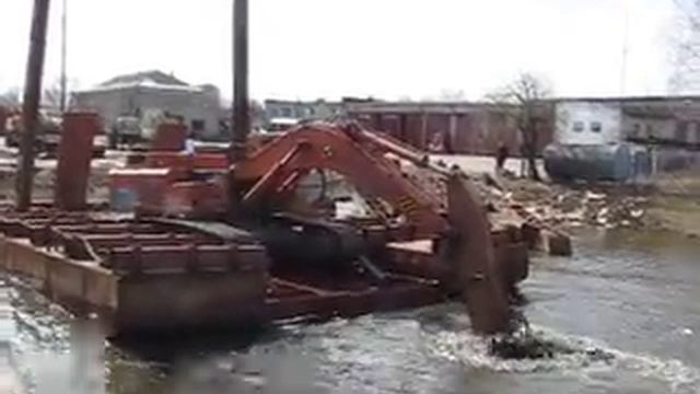 Экскаватор на воде 2 6ЭОПТР смотреть онлайн