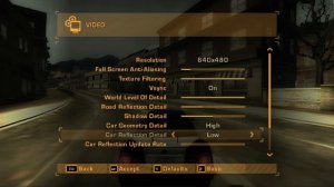 Как настроить красивую графику в НФС МОСТ ВАНТЕД ! NFS Most Wanted Xbox360 visual