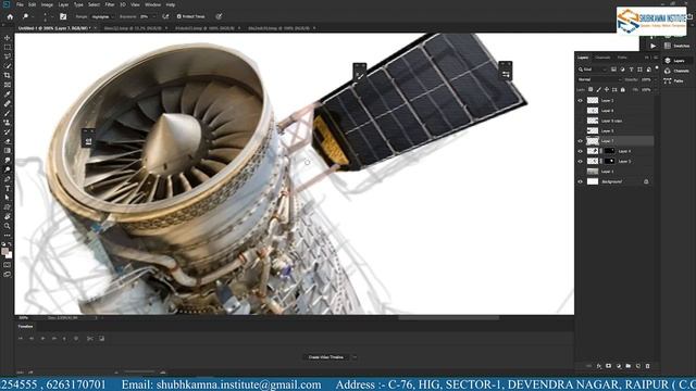 MATTE PAINTING | ADOBE PHOTOSHOP BASIC TO ADVANCE CLASS - 4 - हिंदी смотреть онлайн