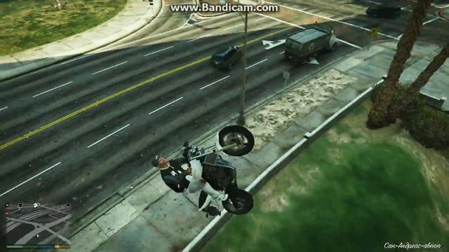 gta 5 прыжки с бордюра. смотреть онлайн