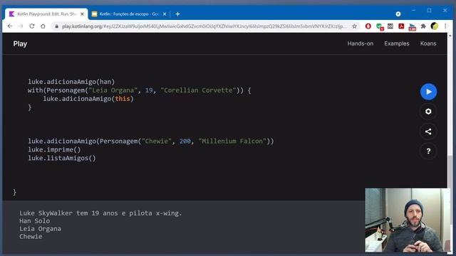 Kotlin Scope Functions: with { } смотреть онлайн