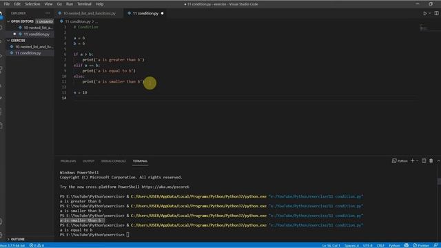 Part 11 | if - elif - else | Conditional Statement | Python Bangla Tutorial смотреть онлайн
