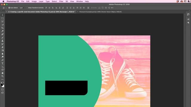 How to draw stars, squares & circle shapes - Photoshop CC Essentials [12/86] смотреть онлайн